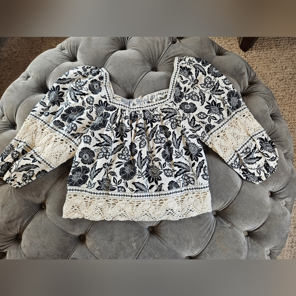 Cropped floral top - Picture 8 of 8